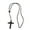 Black, variant on Rosary Necklace Plastic Material Religious Neck Jewelry Party Gift for Women