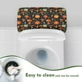 thumbnail image 4 of ZIATUBLE Mushroom Pumpkins Toilet Tank Lid Covers Dustproof Toilet Tank Top Cover Universal Toilet Tank Lids Easy to Install Toilet Tank Lid Replacement Kit Decorative Accessories, 4 of 5