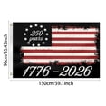 thumbnail image 3 of Us 250 Flag – 250th Anniversary USA Double Sided 3-Ply Outdoor Flag, We The People 1776-2026 Patriotic Yard & House Banner for 4th of July (3X5), 3 of 5