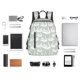 thumbnail image 4 of Disketp White Birds Mochila Ligera e Impermeable, Mochila de Día Resistente para Viajes, Senderismo y Uso Diario para Hombre y Mujer, 4 of 7