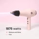 thumbnail image 3 of L'ANGE HAIR Soleil Professional Hair Dryer | 3 Heat Settings & 2 Airflow Settings | Cool Shot Locks-in Style | Professional Length Cord | Best Lightweight Hair for Smooth Blowouts (Blush), 3 of 5