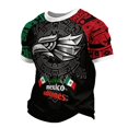 thumbnail image 3 of 2026 New Mexico Soccer Jersey Men, Printed Mexico National Team Design, Mexican Jersey Soccer T-Shirt, Mens Crew Neck Short Sleeve Match Day Athletic Casual Football Shirt for Adult, 3 of 5