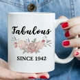 thumbnail image 4 of 1942 Birthday Gifts for Women - Fabulous Since 1942 Birthday Mug - 1942 Birthday Gifts for Mom Grandma Sister Aunt Daughter Granddaughter Friend - 11 Oz, 4 of 6