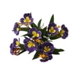 thumbnail image 2 of CuiLiyq Artificial Silk Flowers, Purple Faux Bouquet Florals Arrangements Decor for Farmhouse Home Boho Wedding Table Centerpiece, Fake Plastic Flower Bulk for Vase Decoration (Purple), 2 of 6