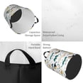 thumbnail image 5 of Lsque Cute Whale pattern Laundry Hamper Basket, Tall Woven Rope Hamper Basket for Clothes, Lightweight Storage Basket, Collapsible Waterproof-Medium, 5 of 8