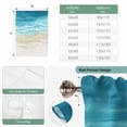 thumbnail image 6 of Teal Summer Beach Balloon Curtains for Bedroom/Front Door/Bathroom, Coastal Nautical Seaside Ocean Tie Up Curtains 63 Inch Length Light Filtering Kitchen Curtains Shades for Windows 46"x63", 6 of 8