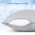 thumbnail image 5 of 2 Pcs Cooling Pillow Case with Zipper, Double Sided Bamboo Cotton Pillowcase, Cool Pillow Cover, 5 of 9