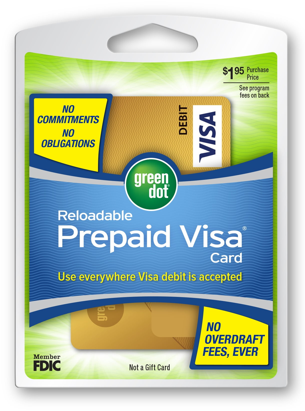 GreenDot Prepaid Visa Card