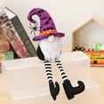 thumbnail image 2 of Pendant Handmade Doll Ornaments Plush Festival Decor Ornaments Hallowee Doll Purple Bat Hat, 2 of 2