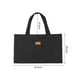 thumbnail image 3 of Bolsa de lona negra para niñas y mujeres, para viajes de picnic, gran capacidad, almacenamiento multifunción, conveniente, retro, Yinane Bolsos de hombro para mujer, 3 of 7