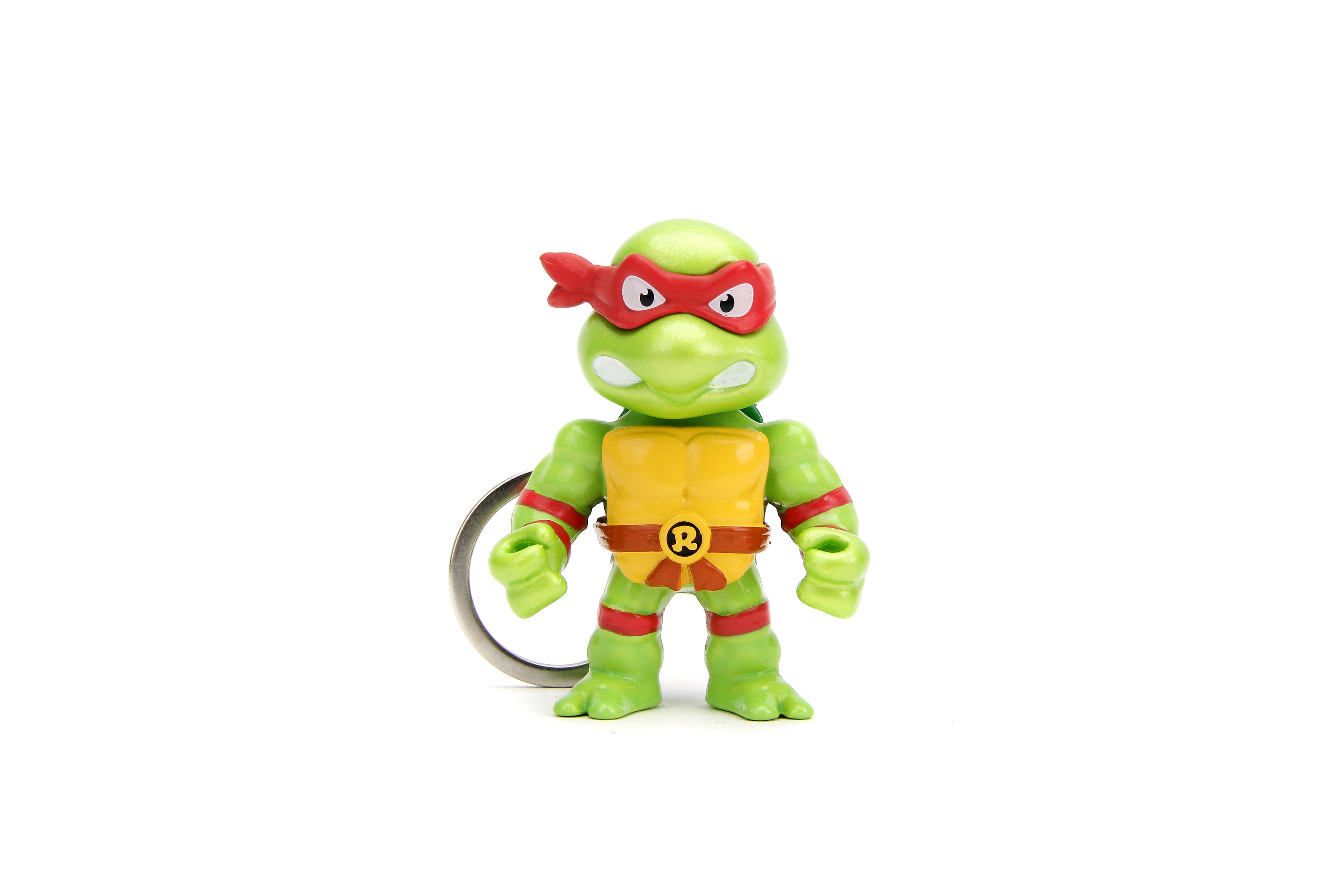 Jada Toys Metalfigs- Teenage Mutant Ninja Turtles 2.5" Die-Cast Figures 4-Pack - Collectible Figures with Keychain - Gift for Kids and Adults
