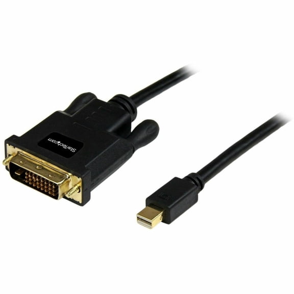 StarTech.com Model MDP2DVIMM6B 6 ft. Mini DisplayPort to DVI Adapter Converter Cable Male to Male