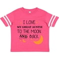 thumbnail image 3 of Inktastic I Love My Great Auntie To The Moon and Back Boys or Girls Toddler T-Shirt, 3 of 5
