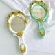 thumbnail image 3 of 2 Uds Espejo de Maquillaje de Mano Tocador Espejos Decorativos de Tocador Ovalados, 3 of 5