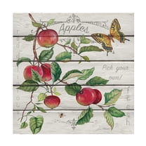Trademark Fine Art 'Red Delicious Apples' Canvas Art by Jean Plout