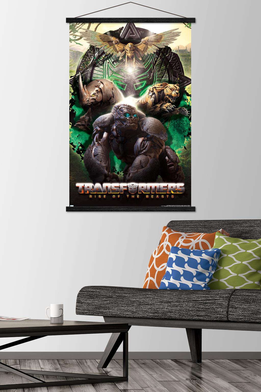 Hasbro Transformers: Rise of the Beasts - Maximals Wall Poster with Magnetic Frame, 22.375" x 34"