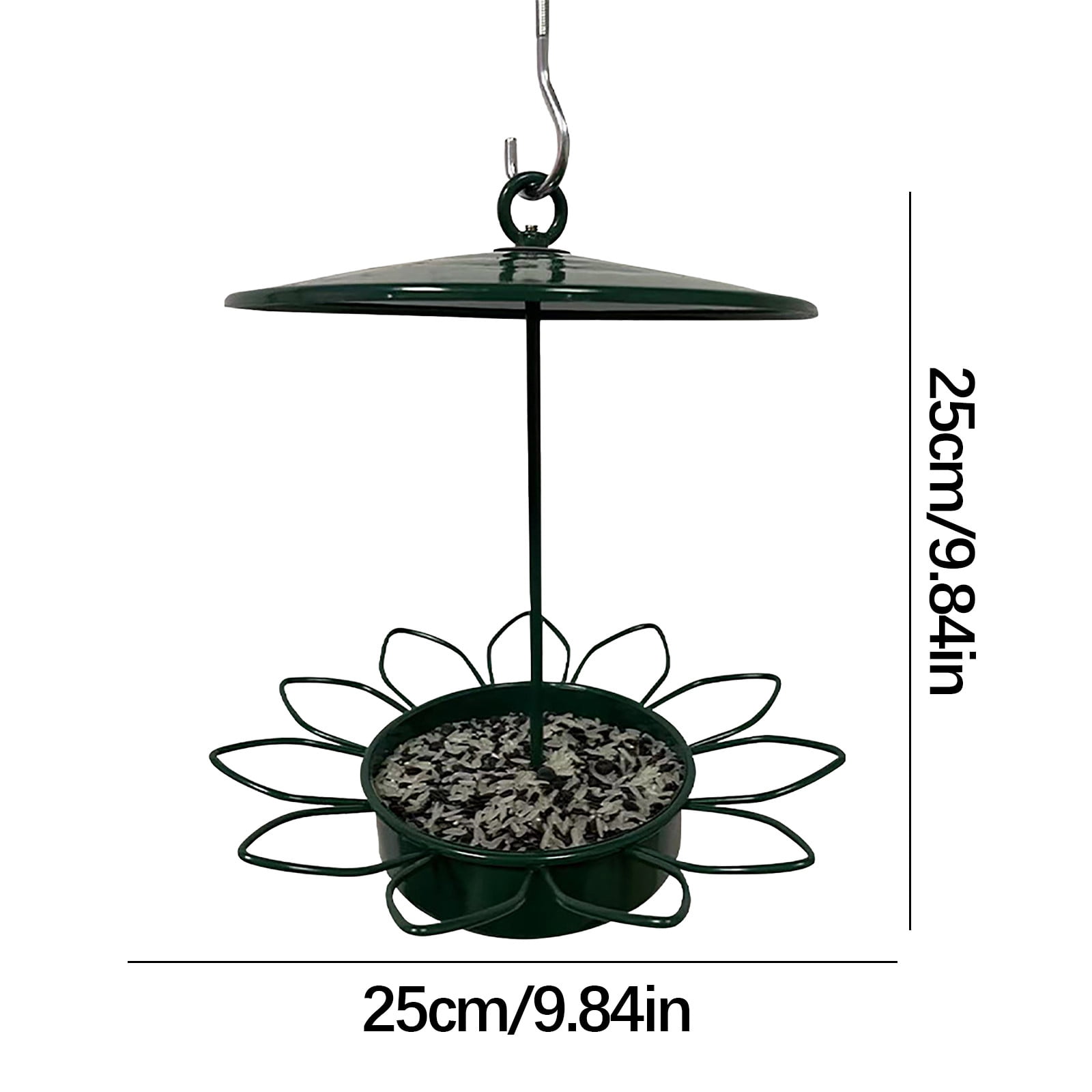 EUDIDV Suet Bird Feeder Metal Bird Feeder Outdoor Hanging Feeder Leaking Holes Garden Decorat Hanging Feeder Avian Feast Station