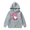 thumbnail image 1 of HNMKIU Sweat à Col Rond pour Enfants Imprimé Saint-Valentin Chandail à Capuchon pour Enfants, 1 of 4