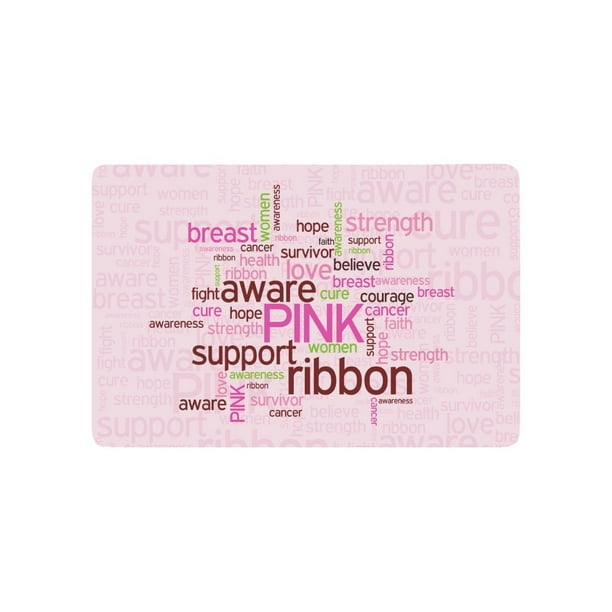 Mkhert Inspirational Quotes Breast Cancer Awareness Ribbon Doormat Rug Home Decor Floor Mat Bath Mat 23 6x15 7 Inch Walmart Com Walmart Com Mkhert Inspirational Quotes Breast Cancer Awareness Ribbon Doormat Rug Home Decor Floor Mat Bath Mat 23 6x15 7 Inch Walmart Com Walmart Com