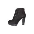 thumbnail image 2 of BOTIN CASUAL VESTIR SARA SERGEI MUJER DAMA NEGRO GAMUZA 5501 LEON 5501p, 2 of 3