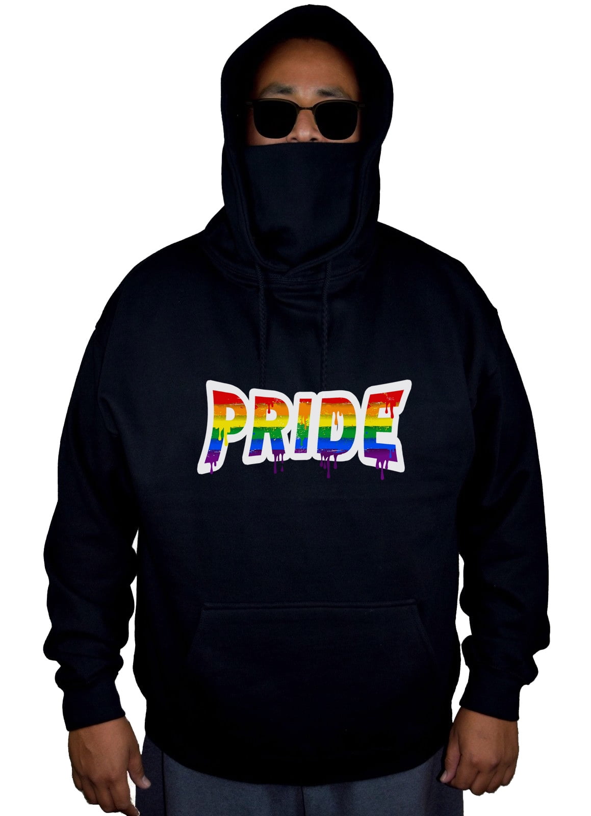 dripping rainbow hoodie