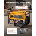 thumbnail image 6 of VEVOR Portable Generator, Gasoline 4650W Peak Watt & LPG 4130W Peak Watt Dual Fuel Generator, Home Backup Generators with Electric Start, Gasoline & LPG Powered, CO Sensor, 20A & 50A Outlets, 6 of 9