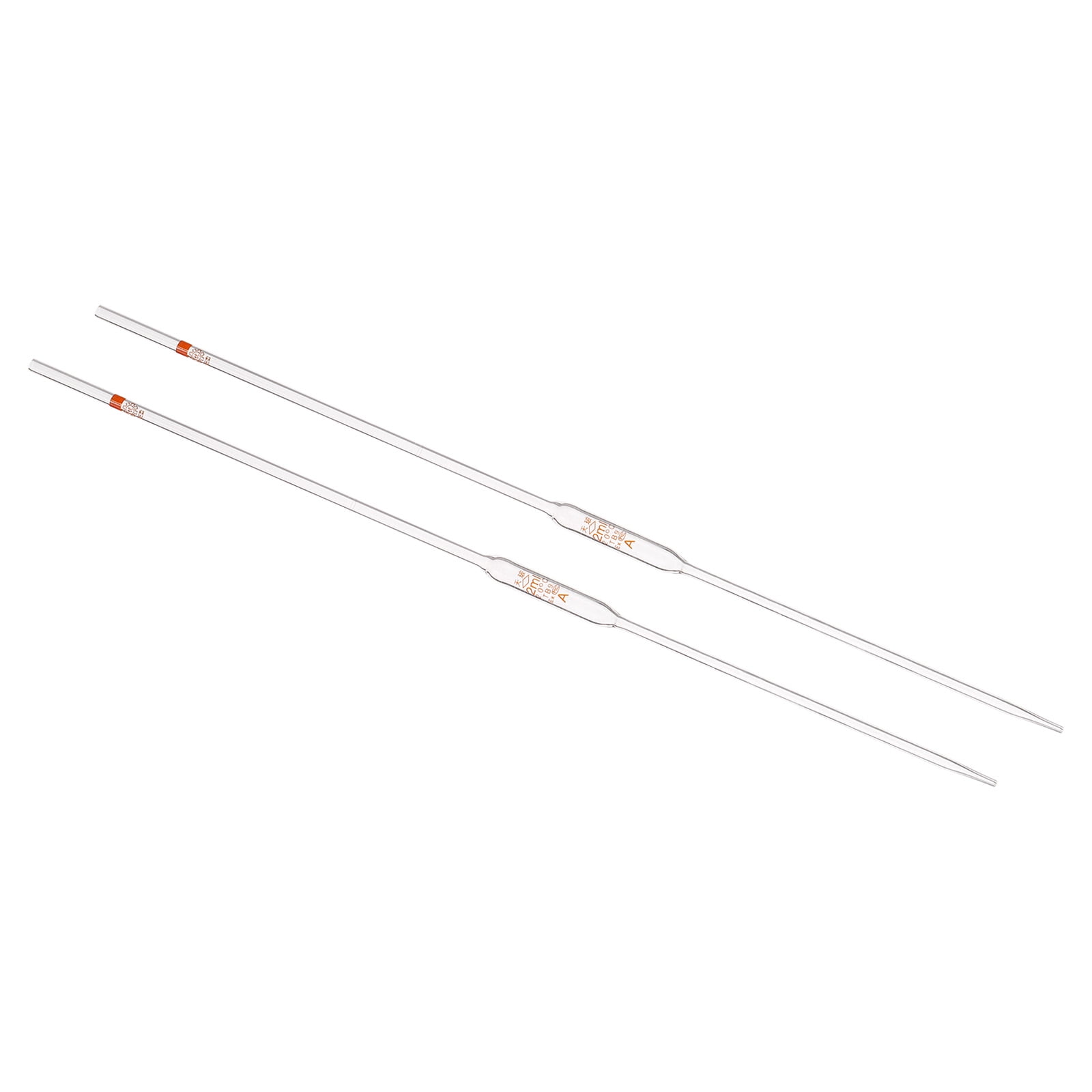 Uxcell 2mL High Dropper Pipettes Tolerance 0.01mL 3.3 Borosilicate