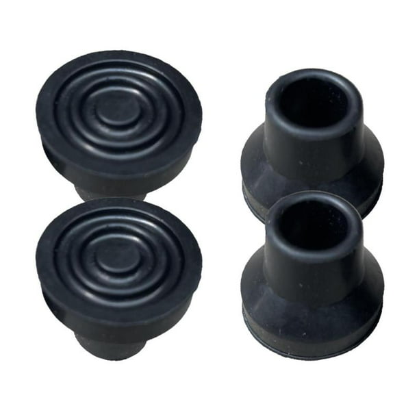 4 Pcs Stick Ferrules Canes Crutch Pads Rubber Heavy Duty Bottom Ends
