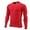 Red, variant on Men's Compression Shirts Long Sleeve Athletic Workout T-Shirts Color: Black Size: L