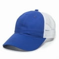 thumbnail image 6 of Outdoor Cap FWT-130 Heavy Garment Washed, Mesh Back-Royal/White-Adult, 6 of 8