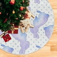 thumbnail image 5 of FMSHPON Easter Polka Dot Rabbit Xmas Christmas Tree Skirt Stand Mat for Holiday Party Decoration Indoor Outdoor 36 inches, 5 of 6