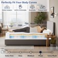 thumbnail image 3 of Twin XL Mattress, 6 Inch Memory Foam Innerspring Hybrid Mattress in a Box, for Pressure Relief, Motion Isolation, 203cm L x 99cm W x 30cm H, 3 of 6