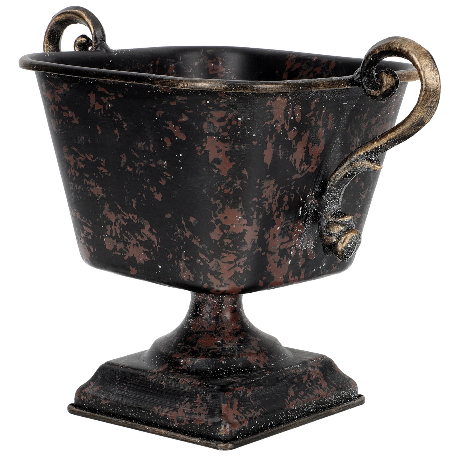 Iron Flower Pot Vintage Flower Pot Metal Plant Flower Pot Vase Plant