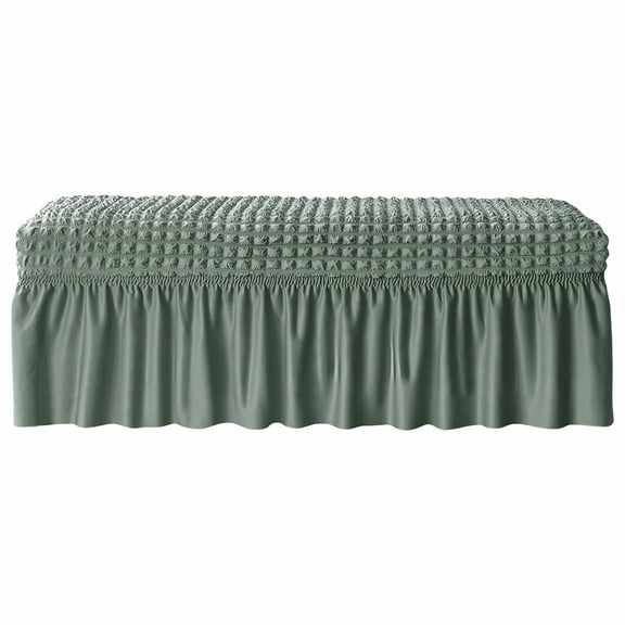 LAMIRO Bench Covers for Dining Room,Bench Slipcover Bed Bench Cover Removable Washable Bench Seat Protector for Living Room,Kitchen