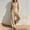 Khaki, variant on Caywon Womens 2 Piece Cowl Neck Sleeveless Top Wide Leg Pants Set Elastic Waist Loungewear Breathable Wrinkle-Free Casual Loose Fit Conjunto de Ropa para Mujer