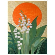 Spring Countryside Print Wall Art Mountain Cottage with Wildflowers and Greenery Canvas Painting Posters Room Aesthetic Decor Spring Easter Farmhouse Wall Decoration Large Frame wall art