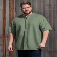 thumbnail image 2 of Chemise Classique à Manches Courtes pour Hommes Grande Taille Confort Signature Flex, 2 of 6