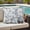Blue, variant on Pack of 2 Outdoor Pillow Covers 24x24 Inch Waterproof Blue Floral Birds Throw Pillow Covers,Decorative Couch Pillow Case Sham Farmhouse Flowers Pastoral Pillowcases Cushion Covers for Patio Garden