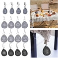 thumbnail image 2 of Warkul - Juego de 8 pesas para mantel de exterior con estampado de flores, sol, nubes, corazones y estrellas, ideal para picnics, fiestas, bodas, decoración de mesa de comedor, 2 of 8