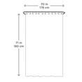 thumbnail image 2 of Mainstays Fabric Shower Liner, 70" x 71", Bone, 2 of 5