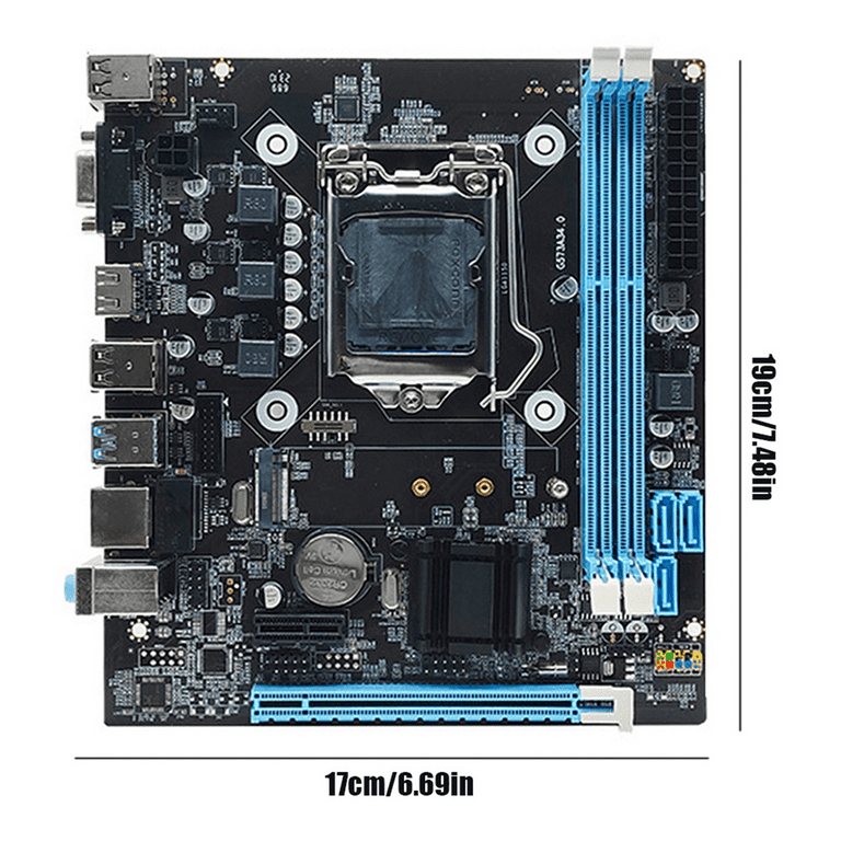 H81 Computer Motherboard DDR3 16G LGA1150 PC Main Board VGA+-