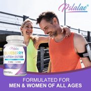 Blueberry Lutein Ester Capsules - with Zeaxanthin - Antioxidants, Vision & Eye Health Support - 120 Capsules