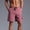 #(New) Hot Pink, variant on CYiJun Mens Cargo Shorts Elastic Waist Drawstring Lightweight Shorts Summer Hiking Casual Shorts with Pockets