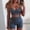 Gray, variant on Idoravan Women Sets Clothing Women Sleeveless Split 2 Piece Set Casual Short Pants Casual Yoga Outfit Sportswear
