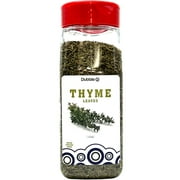 Thyme Leaves - 3 oz. - Non GMO, Kosher, Halal, and Gluten Free - Dubble O Brand