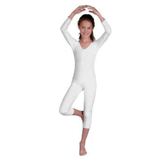 RG Costumes 103-03-M Unité en Velours pour Filles, Blanc - Moyen 7-8