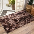thumbnail image 6 of Shag Area Rug for Living Room Bedroom,Tie-Dyed Dusty Pink High Pile Soft Plush Shaggy Furry Bedside Playroom Dorm Carpet,Non-Slip,Non-Shedding Modern Indoor Floor Rug,5'x 3'(L), 6 of 9