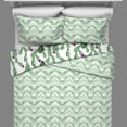 thumbnail image 3 of Vue Otto Reversible, Cactus Print, 3 Piece Quilt Set - Full/Queen - Green, 3 of 6