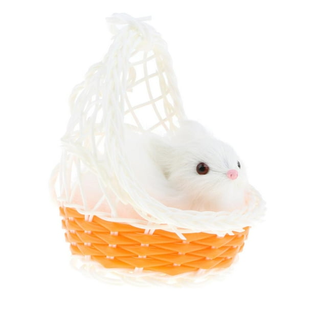 Modelo de conejo de peluche Zulema decoración del hogar naranja