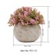 thumbnail image 2 of Mini plantas artificiales en macetas de imitación de hierba verde, maceta de simulación Irfora 13, 2 of 7